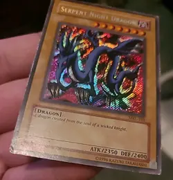 Serpent Night Dragon - Secret Rare - Unlimited - MRL-103 - Heavily Played - Image 3