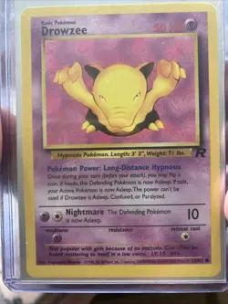 Pokemon TCG: Drowzee 54/82 Team Rocket 1st Edition WOTC - NM Card - Image 5