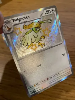 NEAR MINT! Pidgeotto (197/091) Paldean Fates Baby Shiny Rare Pokemon Card! - Image 3