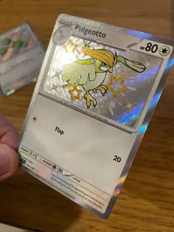 NEAR MINT! Pidgeotto (197/091) Paldean Fates Baby Shiny Rare Pokemon Card! - Image 4