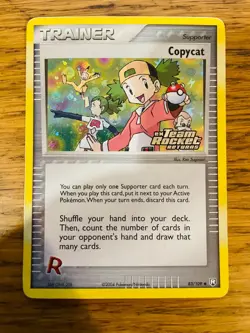 N/MINT! Copycat (83/109) EX Team Rocket Returns Reverse Holo Pokemon Card! - Image 1
