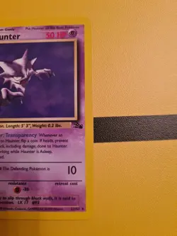 Pokemon TCG Haunter 21/62 Fossil Rare Non-Holo Card Rare WOTC 1999 - Image 2