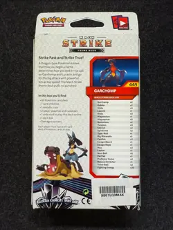 Pokemon Sun & Moon Ultra Prism Theme Deck Mach Strike Garchomp Card 820650803505 - Image 2