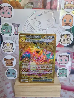 Pokemon TCG Charizard 228/197 Obsidian Flames Gold Hyper Rare Card NM - Image 1