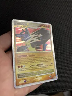 Pokemon TCG Lucario LV.X Holofoil Card Mysterious Treasures 122/123 - Image 2