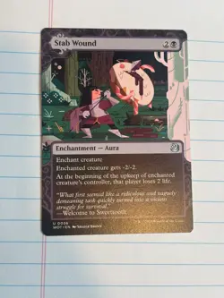 Stab Wound Wilds of Eldraine: Enchanting Tales Magic the Gathering Card - Image 1