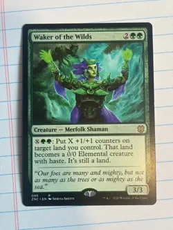 Waker of the Wilds Commander: Zendikar Rising Regular Magic the Gathering Card - Image 1