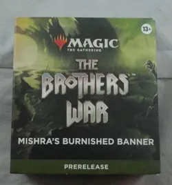 Magic The Gathering Brothers War Mishra's Prerelease Pack (6 Packs + Promo) MTG - Image 1