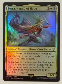 Terra, Herald of Hope Foil - Mythic - Commander: Final Fantasy MTG - Image 1