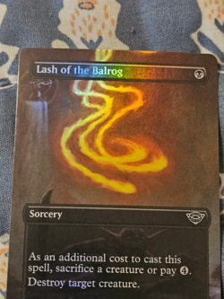 Lash of the Balrog FOIL Borderless LTR: Tales of Middle-Earth MTG Magic Lord of - Image 2