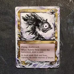 MTG Alter - Baleful Strix by RockyAlters - Image 1