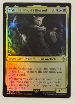 Y'shtola, Night's Blessed Foil - Mythic - Commander: Final Fantasy MTG - Image 1