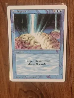 MTG Braingeyser Revised/Core VRare Reserved Near Mint UnPlayed - Image 1