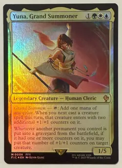 Yuna, Grand Summoner Foil - Mythic - Commander: Final Fantasy MTG - Image 1