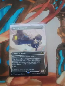 Borderless VOYAGER GLIDECAR mtg NM-M Aetherdrift Rare - Image 1