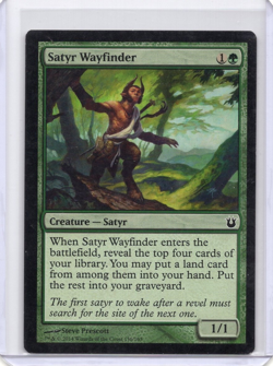 Satyr Wayfinder Magic MTG Zendikar Rising Commander LP - Image 1