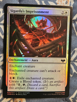 Sigarda's Imprisonment FOIL Innistrad Crimson Vow MTG Magic - Image 1