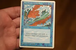 Blue Elemental Blast - 4th Edition - MtG Magic the Gathering - INTERRUPT - Image 1
