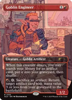 Magic The Gathering Deathburger Secret Lair GOBLIN ENGINEER MTG 2103 - Image 1