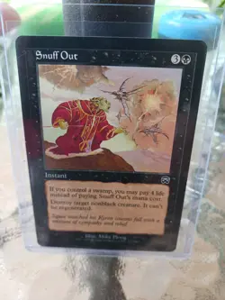 1999 MTG Magic the Gathering Snuff Out (162/350) Mercadian Masques LP - Image 2