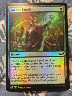 For the Family FOIL (146/547) Streets of New Capenna MTG Magic - Image 1