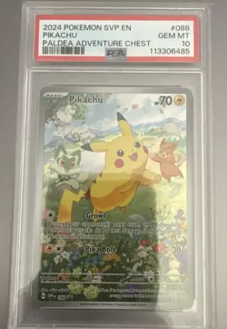PSA 10 💎 - Pikachu 088 Pokemon Sv: Scarlet & Violet Promo Cards Holo - Image 1