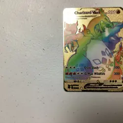 Pokemon TCG 2020 Charizard Vmax Gold Plated 074/073 HP 330 Rainbow - Secret Rare - Image 1