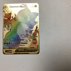 Pokemon TCG 2020 Charizard Vmax Gold Plated 074/073 HP 330 Rainbow - Secret Rare - Image 2