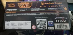 Pokemon Scarlet & Violet Obsidian Flames Pokemon Center Elite Trainer Box ETB 820650853913 - Image 5