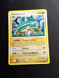 EXCELLENT NEAR MINT Torterra 11/100 Holo DP Tempete Carte Pokemon FR - Image 1