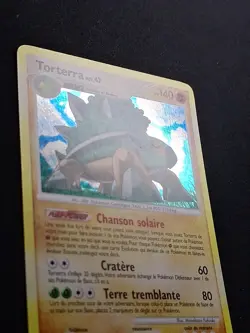 EXCELLENT NEAR MINT Torterra 11/100 Holo DP Tempete Carte Pokemon FR - Image 2