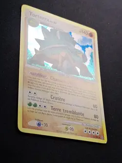 EXCELLENT NEAR MINT Torterra 11/100 Holo DP Tempete Carte Pokemon FR - Image 5