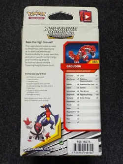 New Pokemon TCG Sun & Moon Cosmic Eclipse Theme Deck Towering Heights - Groudon - Image 2