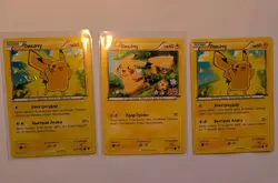 Pokemon Russian XY Sets Mix Pikachu Lot 3 Karten mit HOLO Swirl Pikachu #42 Rare - Image 2