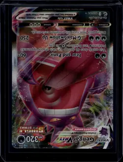 2021 Pokemon SWSH Fusion Strike Gengar VMAX #157/264 - Image 1