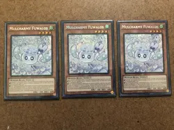 Yugioh! 3x Mulcharmy Fuwalos - ROTA-EN024 - Secret Rare - 1st Edition - NM - Image 1