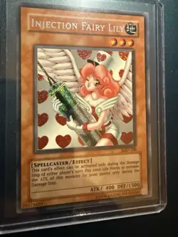 Injection Fairy Lily LOD-100-Secret Rare-YuGiOh! MP(slight crease shown on back) - Image 1