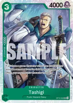 Tashigi OP10-032 SR Royal Blood ONE PIECE TCG Card English Secret Rare M/NM - Image 1