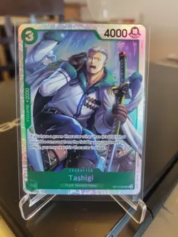 Tashigi OP10-032 SR Royal Blood ONE PIECE TCG Card English Secret Rare M/NM - Image 1