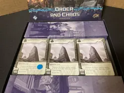 Android Netrunner Order And Chaos Expansion With Box. Incomplete Missing 5 Cards - Image 2