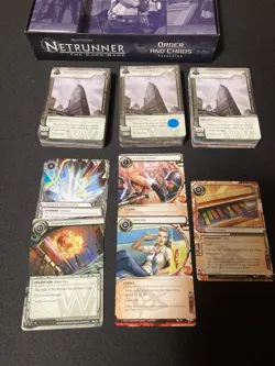 Android Netrunner Order And Chaos Expansion With Box. Incomplete Missing 5 Cards - Image 4