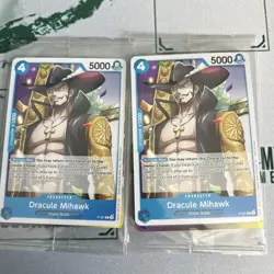 Dracule Mihawk (OP11 Release Event) P-081 One Piece Promotion Cards - X2 - Image 1