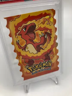 1999 Topps POKEMON THE MOVIE Trading Card CHARMELEON #5 / 12 DIE-CUT grade PSA 8 - Image 4