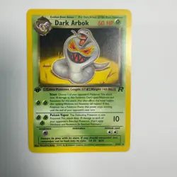 Dark Arbok 19/82 Team Rocket Set 2000 Holo Rare Pokemon Card Excellent USA - Image 1