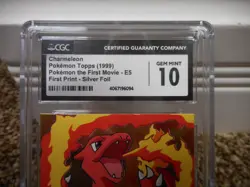 Charmeleon SILVER FOIL cgc 10 GEM MINT Pokemon the First Movie psa Card 1999 NM - Image 2