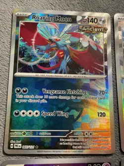 Master Ball Poke Ball Holo Pokemon Cards Lot Roaring Moon Dusknoir Hawlucha NM - Image 2