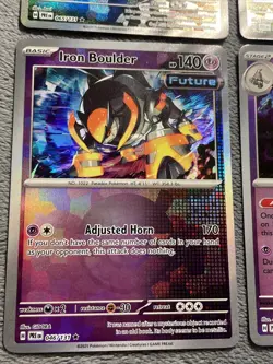 Master Ball Poke Ball Holo Pokemon Cards Lot Roaring Moon Dusknoir Hawlucha NM - Image 5