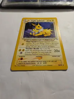 LIGHT JOLTEON 48/105 - Neo Destiny - 1995-2000 - VINTAGE WotC Pokemon CARD - MP - Image 1