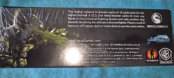 Mortal Kombat X UFS JASCO Collectible Card game Booster Box Sealed. VERY RARE! - Image 5