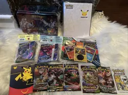 Pokemon Evolving Skies Burning Shadows Spring Chest Sword Shield Booster Lot TCG - Image 1